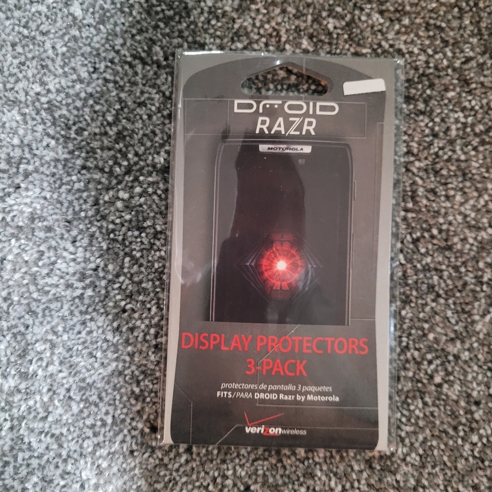 New 3 Droid Razor Screen Protectors